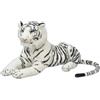 vidaXL Giocattolo in Peluche Tigre Bianca XXL
