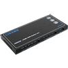 Ligawo HDR switch HDMI 4 x 1 - 18 Gbps 4 K 60 Hz 4: 4: 4 uscita audio EDID + Audio SPDIF o 3.5 mm jack/RS232 software controller + telecomando