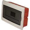 FAEG Centralino da incasso 12 moduli con cornice bianca e portello fumè 315 x 215 x 75 mm IP40 FAEG - FG14312