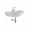 Pozzi Ginori Ydra lavabo 1/3 fori semi colonna 63x51 bianco codice prod: 33040000