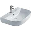 Galassia M2 lavabo sospeso o a colonna 70x48 bianco lucido monoforo codice prod: 5206
