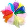 wutdgeg 12 Pezzi Tessuti Colorati per Giocoleria, Foulard Colorati, 60 x 60 cm Sciarpa da Ballo, magia, Accessori per Sciarpe, spettacoli di Danza, Giocoleria sensoriale, progetti creativi