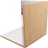 SOPOTUTU Specchio Montessori per Bambini Angolo Retto in Legno e Vetro, Gioco Sensoriale Portatile per Sviluppo Stem, Adatto per Casa e Scuola Materna