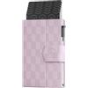 ProWallet Plus - Portacarte - 8 carte, banconote e monete - Portacarte con cerniera - RFID - Piccolo porta carte di credito - Portafoglio elegante (Panel Lilla)