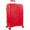 ITACA - Valigia Grande da Viaggio Rigide. Trolley Grande con 4 Ruote. Materiale PP Valigia Rigida Grande Resistente e Super Leggero - Robusta Valigia Grande Rigida XXL TSA, Rosso