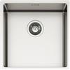 SCHOCK | Lavello Cucina NEW TECHNICK N100 Acciaio Inox, 440X440, interno vasca 400x400, Lavello 1 Vasca Acciaio Inox Spazzolato, Abbinabile con Miscelatori, Piani Cottura, Forni, Tripla Installazione