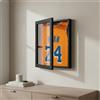 Cornice da Collezione Maglia Legno Cornice Shadow Box Resistente Alla Polvere