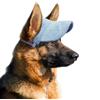 BASVII Cappello da Baseball per Cani in Morbido Velluto a Coste, Dimensioni regolabili, Come Abbigliamento per Cani da Compagnia, per la Decorazione e la Protezione Solare (L, Blu)