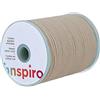 INNSPIRO Cordone cotone intrecciato sottile sabbia 1,0 mm. 100 m.