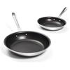 All-Clad D3 Pro - Set di pentole antiaderenti a 3 strati, 20,3 e 25,4 cm