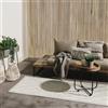 benuta Basic Tappeto Esterno & Interno Flora - Crema 80x300 cm - Design Floreale/Geometrico - Impermeabile & Resistente ai raggi UV - Per Balcone, Terrazza, Giardino - Cucina & Soggiorno