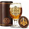 Mevanthor 70 Anni Compleanno Uomo, 1956 Festa Addobbi Regalo Bicchiere Birra, 400ml