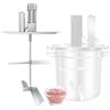 Quixnova Miscelatore automatico per pentole, agitatore automatico per cucinare, utensile da cucina automescolante con velocità regolabile per padelle calde, casseruole (pentola non inclusa),25L