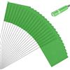 M METERXITY 20 Bandierine Segnale Impermeabili da Giardino, 15x5.1x4 Pollici per Prato/Giardino/Irrigazione/Paesaggio/Irrigatore/Rilievo/Add. Cani/Fai da Te [Verde]