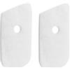 SagaSave 2 filtri dell'aria, in cotone bianco, per decespugliatore da giardino, compatibile con Husqvarna