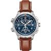Hamilton Khaki X-Wind GMT H77922541 - Cronografo da uomo, blu, Cronografo, orologio al quarzo