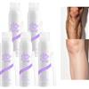 RaoNuan Spray depilatorio indolore Cloud Sense, schiuma depilatoria Cloud Sense, crema depilatoria per pelli sensibili, schiuma depilatoria, spray depilatorio ad azione rapida (5 pezzi)