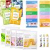 Glowhaven 25 Pezzi Set Maschere Viso Bambina, con 10 Maschera Idratante, 6 Patch Occhi, 6 Lip Masks, 3 Maschera di Fango, Kit Skincare Bambina, Antirughe e Idratante, Adatto a Tutti i Tipi di Pelle