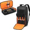 Rexmica Zaino Imbottito per Controller DJ, Compatibile con DDJ 400/DDJ-SB2/DDJ-SB3/DDJ-REV1/DDJ-FLX4, Borsa Portaoggetti con Scomparto per Laptop per Controller DJ, Attrezzatura DJ, Mixer DJ e Cavi
