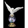 Figura Di Gufo Gotica Con Collana Pentagramma - Volo Magico - Decorazione Magica