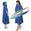 Siegvoll Accappatoio Poncho in Microfibra per Uomo e Donna, Asciugatura Rapida e Compatto, Poncho Surf per Adulti con Cappuccio Antivento, Accappatoio Fasciatoio Portatile per Spiaggia e Sport Acquati