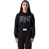 EVERLAST Felpa con cappuccio corta Logo S Nero, Nero , S
