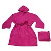 Bassetti ACCAPPATOIO MICROFIBRA BASSETTI TIME UOMO DONNA CON CAPPUCCIO TAGLIA S - M - L - XL (XL - 54/56, FUXIA - 1848)
