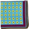 Illogico Fazzoletto da Taschino In Seta Multicolore Con Design Multiplo
