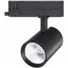 damastoreitalia Faretto LED per Binario Trifase 30W Orientabile Nero, 3250 Lumen, Fascio 38°, Luce Calda 3000K, Illuminazione Professionale per Negozi e Showroom (Luce Calda 3000K)