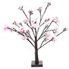 Aolidsive Lampada da Scrivania a LED, Lampada a Forma di Albero di Ciliegio con 24 LED per Decorazioni per Feste in Casa, Facile da Installare, Illuminazione Bianca Calda per Uso Interno