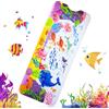 Zosenyer Tappetino Doccia Antiscivolo, 100 x 40cm Tappeto Antiscivolo Bambini per Vasca da Bagno, Doccia, Resistente Alla Muffa e Lavabile in Lavatrice-Senza BPA (A)