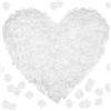 BEELUKY Petali Bianchi Matrimonio 4000 Pezzi Petali di Rosa Finti per Matrimonio San Valentino Centro Tavola Compleanno Atmosfera Romantica