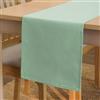 Encasa XO Runner da Tavola Moderno in Cotone 13x91 Menta verde