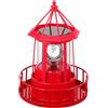 Operitacx Faro Rotante Faro Da Giardino Solare Luci Della Statua Delle Del Giardino Lampada Da Rotante in Miniatura Ornamento Tuba Ferro Da Stiro Luce Notturna Ruotare Sospeso