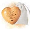 Sugeru Amuleto portafortuna - Cuore in legno con incisione - Du schaffst das! | Regalo mutmacher, angelo custode, regalo di buon miglioramento, idea regalo motivazionale, decorazione per famiglia e