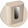 Chonor Dispenser di Tazze di Carta, Design a Doppio Antipolvere Trasparente Portabicchieri per Bicchieri di Plastica e Coni di Carta (Beige)
