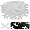 Soomuct 500 crociillon per piastrelle, crociillon autolivellante, 2 mm, per piastrelle da parete e da pavimento, posa di piastrelle, pavimentazione, lastre per pavimentazione da giardino, livellamento (bianco