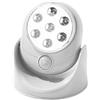 Asyduey 7 LED Wireless con Rotazione di 360 Gradi Sensore Attivato dal Movimento Lampada A Infrarossi Automatica con Luce Notturna Ultra
