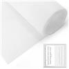 Engelblick DE Zanzariera per Finestre 250x120cm, Rete Anti Insetti in Fibra di Vetro Fai-da-Te, Protezione Resistente per Lucernari e Porte Balcone, Maglia Fine per Ricambio, Facile da Tagliare (1, Bianco)