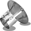 YQYHNB Fumaiolo Comignolo Cappello, Cappello Per Camino Conico, CappellO A Cilindro In Acciaio Inox, CappellO Per Camino Per Tubi Da Stufa, Canne Fumarie Antivento Antipioggia(200 mm(7.874 in))