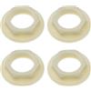 EMSea 4 Pezzi Dado Posteriore Rubinetto Lavello 3/4 BSP Dadi Posteriori Plastica Accessori Rubinetti Lavabo Bagno Miscelatori Dadi Posteriori Flangiati A Faccia Tonda Utensili Casa Bianco