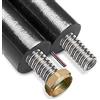 Best Solar Tubazione solare inox isolata con cavo sonda 1 DN 20, 10 metri, tubo pannelli solari, incluso kit raccordi