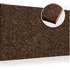 Kork-Deko Pannello posteriore in sughero nero XL | granulato di sughero espanso, sughero naturale, 90 x 60 cm | spessore 2 cm | pulito e disinfettato parete posteriore per terrario e vivarium