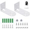 VOSSOT 2 Pezzi supporto telecamera staffa telecamera esterna per Eufycam 2c/2 | Staffe Angolari, per Eufy Security Indoor Cam E220, Accessori in Metallo Resistente, Include 1 Cacciavite Phillips