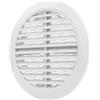 Repa Market Griglia di ventilazione da 100 mm fino a 150 mm, colore bianco, griglia di ventilazione rotonda con protezione dagli insetti, in plastica, regolabile, per cucina, garage, protezione dalle