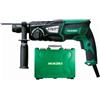 HIKOKI DH28PCY2WSZ - Martillo ligero combinado SDS-Plus 3 posiciones 850W 3.0J 1100 rpm 4300 imp hasta 28 mm hormigón con maletín DH28PCY2Z