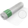 Wiltec Rete metallica per recinzione, voliere, gabbie, rete zincata 1 x 10 m, maglia esagonale da 13 mm, in acciaio zincato, resistente alle intemperie