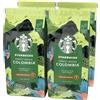 STARBUCKS Single Origin Colombia Caffè in Grani Tostatura Media, 4 Sacchetti da 450g (1,8kg)