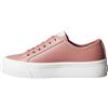 Calvin Klein Vulc Flatf Lace Up Lth CK Yw0yw01932 Basso TopDonna