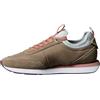Calvin Klein Donna Sneakers Running Retro Lace Up Sock con Logo, Blu (Desert Taupe/Blush/Bordeaux), 35